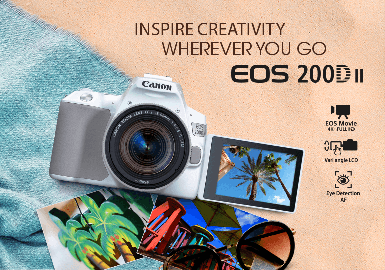 Interchangeable Lens Cameras - EOS 200D II (EF-S 18-55mm f/4-5.6 